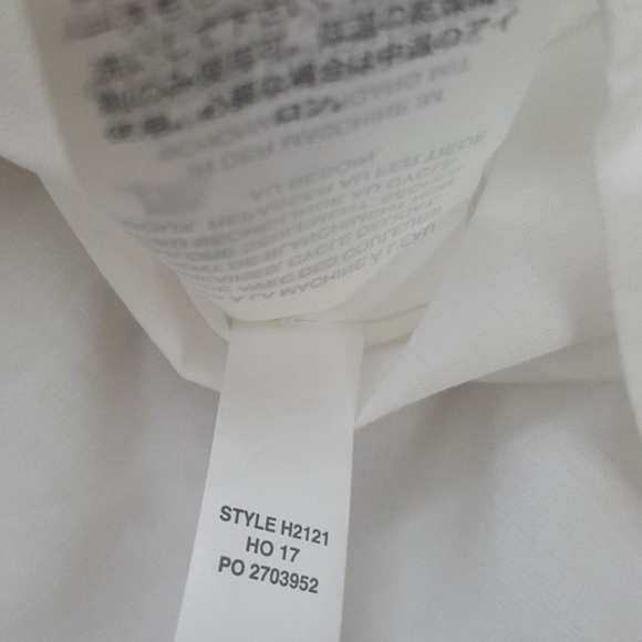 ⛔sold⛔J Crew Ribbon Cold shoulder Poplin Top - Picture 8 of 8